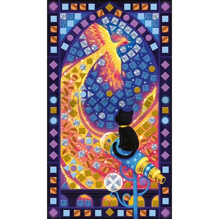 Midi kreatívna sada Mozaika Magická škola Mosaics Magic School Atelier Janod 3 obrázky od 7 rokov J09150