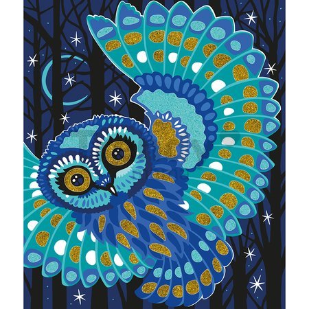 Maxi kreatívna sada Trblietavé piesky Zvieratká Glitter and Sand Sparkling Animals Atelier Janod 5 obrázkov od 7 rokov J09152