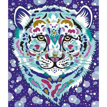 Maxi kreatívna sada Trblietavé piesky Zvieratká Glitter and Sand Sparkling Animals Atelier Janod 5 obrázkov od 7 rokov J09152
