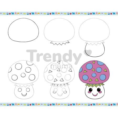 Kreatívna sada Kreslenie krok za krokom Drawings and Colourings with Glitter Markers Step by Step Janod s fixkami od 6 rokov J09157