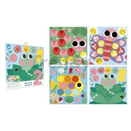 Mini kreatívna sada Okrúhle nálepky Stickers My Arts & Crafts Atelier Janod 72 nálepiek od 2 rokov J09159