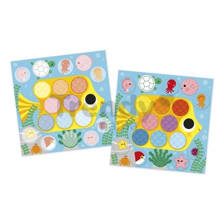 Mini kreatívna sada Okrúhle nálepky Stickers My Arts & Crafts Atelier Janod 72 nálepiek od 2 rokov J09159