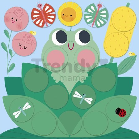 Mini kreatívna sada Okrúhle nálepky Stickers My Arts & Crafts Atelier Janod 72 nálepiek od 2 rokov J09159