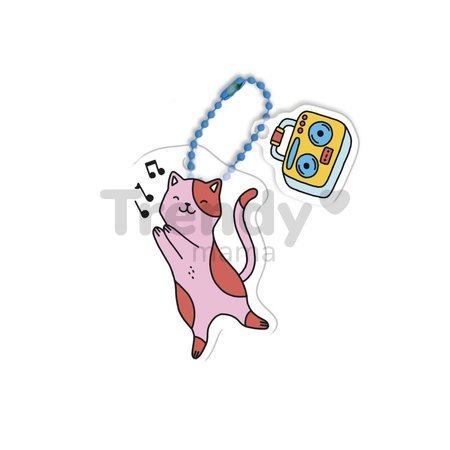 Mini kreatívna sada Zmršťovacie obrázky Shrink Plastic Decorations Cats & Dogs Atelier Janod výroba magnetiek a kľúčeniek 10 dekorácií od 7 rokov J091