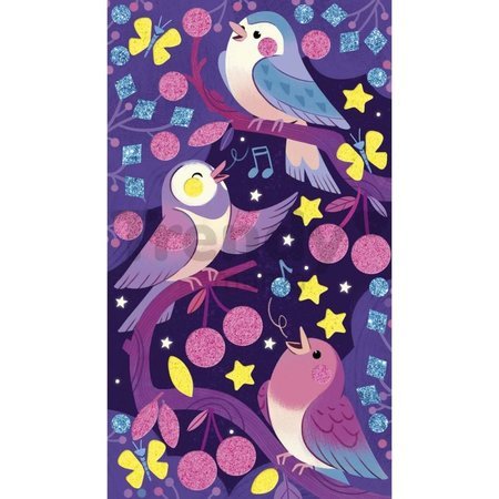 Midi kreatívna sada Penové nálepky a svietiaci piesok Fluorescent Sand Foam Stickers Atelier Janod 3 obrázky od 6 rokov J09166