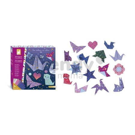 Maxi kreatívna sada Súhvezdia Origami Constellations Atelier Janod papierové skladačky 200 kusov od 7 rokov J09167