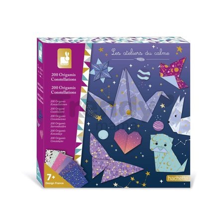 Maxi kreatívna sada Súhvezdia Origami Constellations Atelier Janod papierové skladačky 200 kusov od 7 rokov J09167