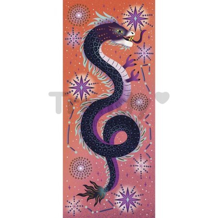 Maxi kreatívna sada 3D Maľovanie bodkami Pointillism 3D Painting Cosmic Animals Atelier Janod 8 obrázkov od 8 rokov J09168