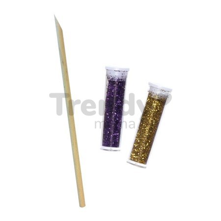 Midi Kreatívna sada Trblietky Magické víly Glitter Magic Fairies Atelier Janod 3 obrázky od 5 rokov J09171