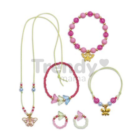 Sada na výrobu šperkov Magické víly Jewellery Magic Fairies Atelier Janod na výrobu 6 kusov šperkov od 6 rokov J09172
