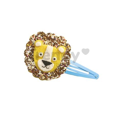 Sada na výrobu šperkov Sponky do vlasov Exotické zvieratá Glitter Hair Clips Exotic Animals Atelier Janod na výrobu 6 kusov šperkov od 5 rokov J09178