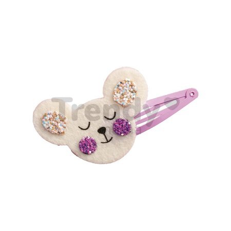 Sada na výrobu šperkov Sponky do vlasov Rozkvitnutá záhrada Glitter Hair Clips Flower Garden Atelier Janod na výrobu 6 kusov šperkov od 5 rokov J09179