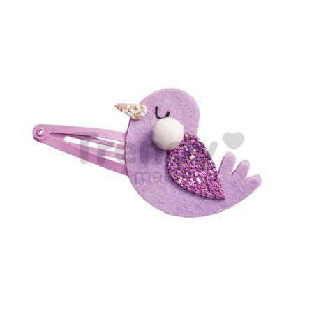 Sada na výrobu šperkov Sponky do vlasov Rozkvitnutá záhrada Glitter Hair Clips Flower Garden Atelier Janod na výrobu 6 kusov šperkov od 5 rokov J09179