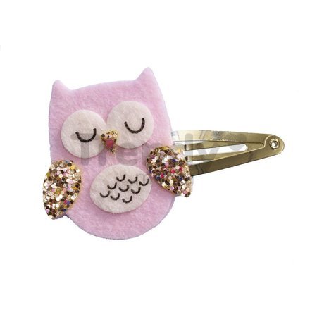 Sada na výrobu šperkov Sponky do vlasov Lesné zvieratká Glitter Hair Clips Pretty Forest Atelier Janod na výrobu 6 kusov šperkov od 5 rokov J09180