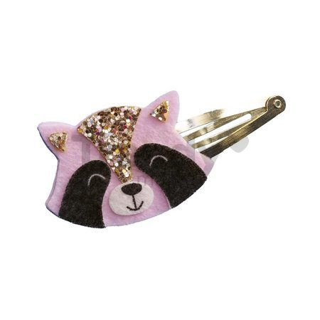 Sada na výrobu šperkov Sponky do vlasov Lesné zvieratká Glitter Hair Clips Pretty Forest Atelier Janod na výrobu 6 kusov šperkov od 5 rokov J09180
