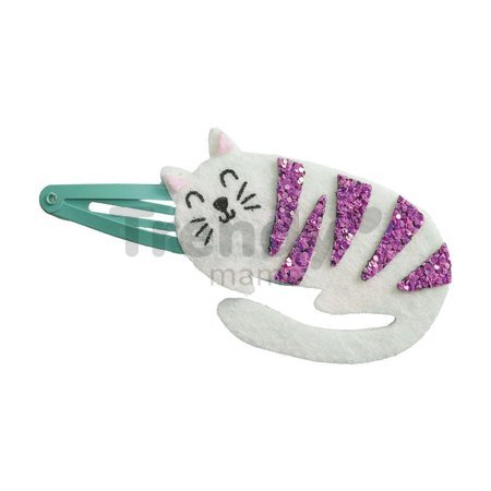Sada na výrobu šperkov Sponky do vlasov Mláďatká Glitter Hair Clips Little Pets Atelier Janod na výrobu 6 kusov šperkov od 5 rokov J09181