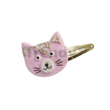 Sada na výrobu šperkov Sponky do vlasov Mláďatká Glitter Hair Clips Little Pets Atelier Janod na výrobu 6 kusov šperkov od 5 rokov J09181