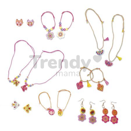 Sada na výrobu šperkov Priateľstvo Friendship Jewellery Pairs Atelier Janod na výrobu 16 kusov šperkov od 8 rokov J09186