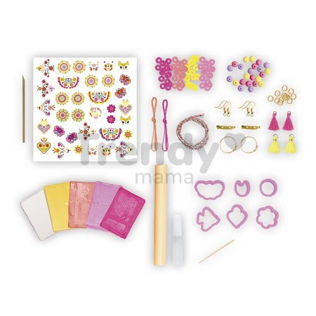 Sada na výrobu šperkov Priateľstvo Friendship Jewellery Pairs Atelier Janod na výrobu 16 kusov šperkov od 8 rokov J09186