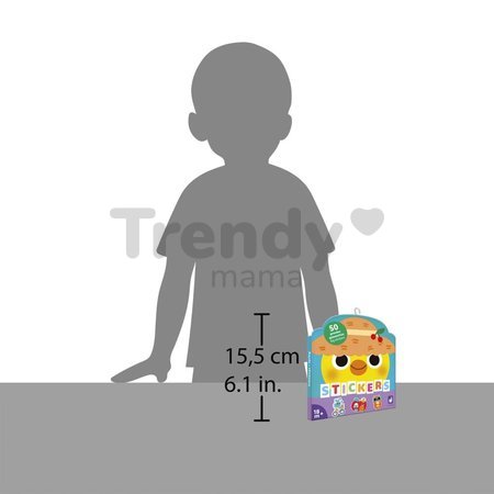 Veľké samolepky Jar Spring Big Stickers Janod 50 kusov od 18 mes J09187