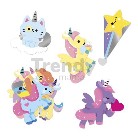 Samolepky Jednorožce Unicorns Stickers Janod 100 kusov J09190