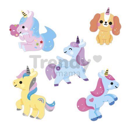 Samolepky Jednorožce Unicorns Stickers Janod 100 kusov J09190