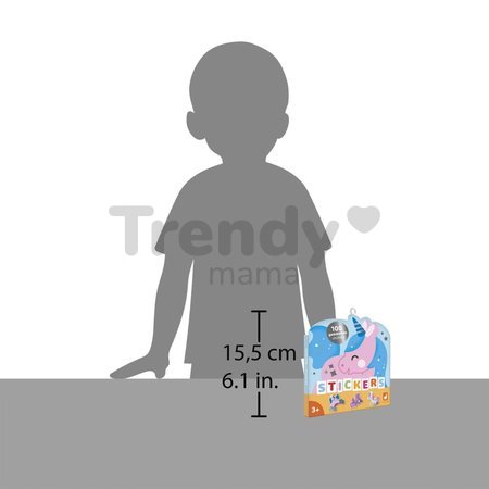 Samolepky Jednorožce Unicorns Stickers Janod 100 kusov J09190