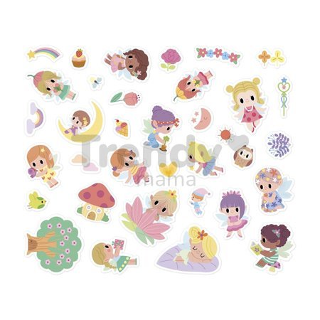 Samolepky Víly Fairies Stickers Janod 200 kusov J09195