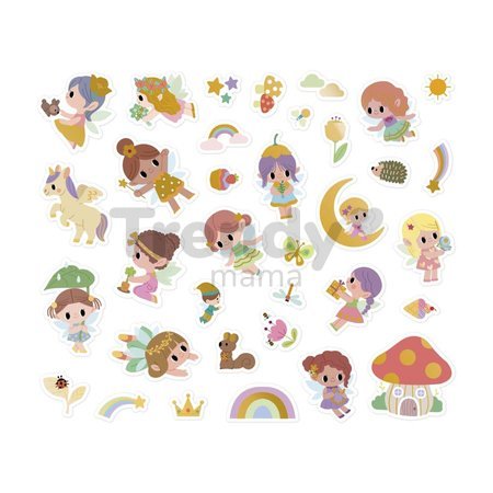Samolepky Víly Fairies Stickers Janod 200 kusov J09195