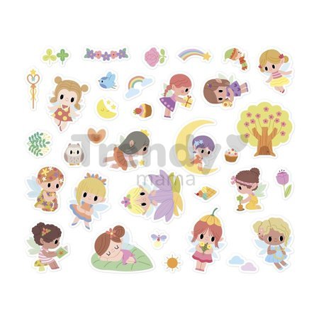 Samolepky Víly Fairies Stickers Janod 200 kusov J09195