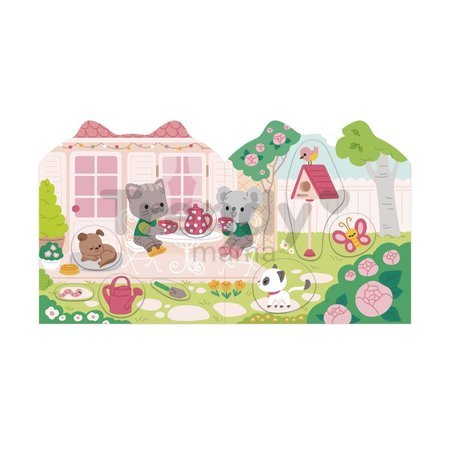 Kniha samolepiek Dom The House Stickers Book Janod 7 predlôh od 18 mes J09197