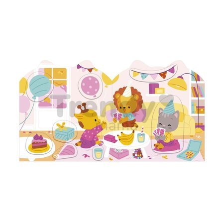 Kniha samolepiek Dom The House Stickers Book Janod 7 predlôh od 18 mes J09197