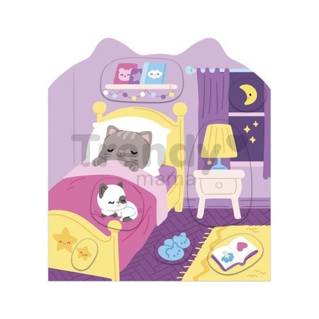 Kniha samolepiek Dom The House Stickers Book Janod 7 predlôh od 18 mes J09197
