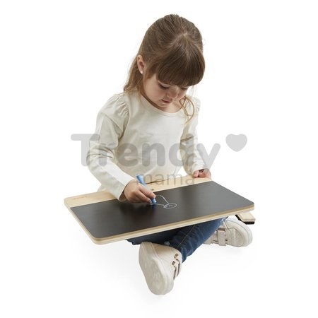 Drevená tabuľa na stôl so stojanom Timeless Chalkboard Janod 4 doplnky J09636