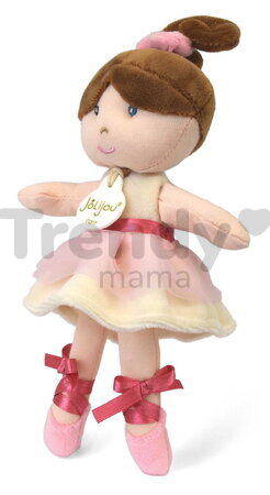 Bábika baletka My Ballerina Doll White Jolijou 20 cm s ružovou sukničkou z jemného textilu od 12 mes JJ6059