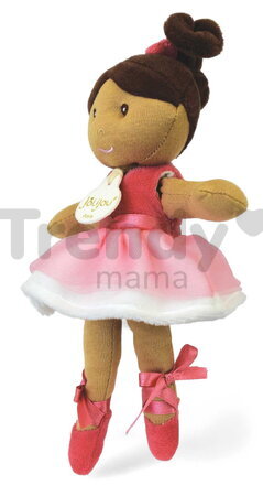 Bábika baletka My Ballerina Doll Pink Jolijou 20 cm s ružovou sukničkou z jemného textilu od 12 mes JJ6060