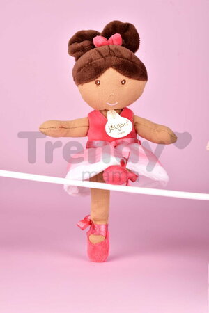 Bábika baletka My Ballerina Doll Pink Jolijou 20 cm s ružovou sukničkou z jemného textilu od 12 mes JJ6060
