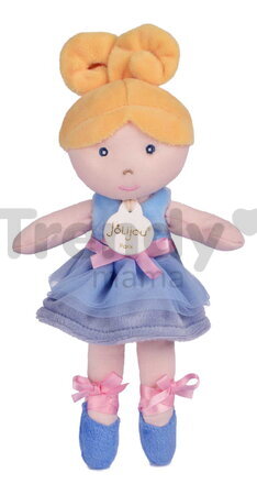 Bábika baletka My Ballerina Doll Blue Jolijou 20 cm s modrou sukničkou z jemného textilu od 12 mes JJ6061