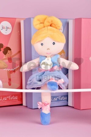Bábika baletka My Ballerina Doll Blue Jolijou 20 cm s modrou sukničkou z jemného textilu od 12 mes JJ6061