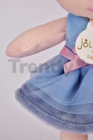 Bábika baletka My Ballerina Doll Blue Jolijou 20 cm s modrou sukničkou z jemného textilu od 12 mes JJ6061