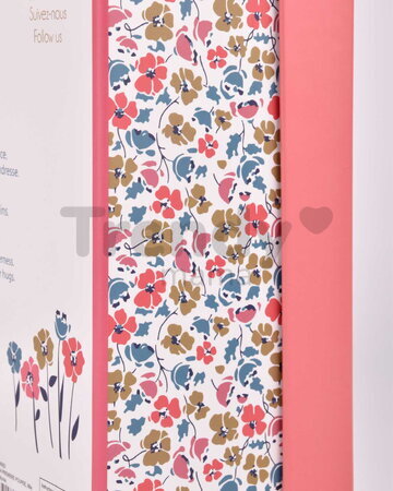 Bábika pre bábätká Mrs Petunia My First Doll Jolijou 20 cm vo vzorovaných šatách so psíkom z jemného textilu od 0 mes JJ6062