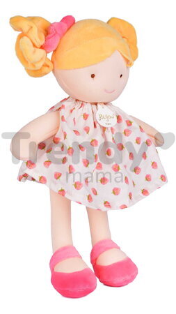 Bábika Strawberry Pretty Jolijou 28 cm s blond vláskami vo vzorovaných šatách od 0 mes JJ6064