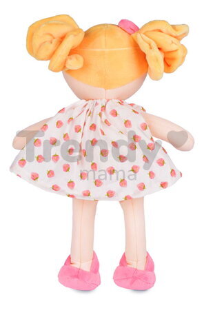 Bábika Strawberry Pretty Jolijou 28 cm s blond vláskami vo vzorovaných šatách od 0 mes JJ6064