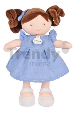 Bábika Océane Pretty Jolijou 28 cm s hnedými vláskami v prúžkovanom overale od 0 mes JJ6065