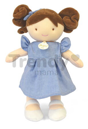 Bábika Océane Pretty Jolijou 28 cm s hnedými vláskami v prúžkovanom overale od 0 mes JJ6065