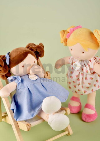 Bábika Océane Pretty Jolijou 28 cm s hnedými vláskami v prúžkovanom overale od 0 mes JJ6065