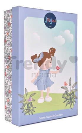 Bábika Océane Pretty Jolijou 28 cm s hnedými vláskami v prúžkovanom overale od 0 mes JJ6065