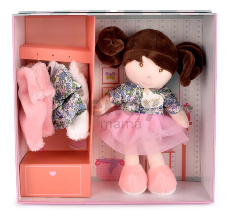 Bábika na prezliekanie Emilie My First Wardrobe Jolijou s náhradným oblečením JJ6067