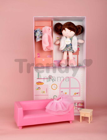 Bábika na prezliekanie Emilie My First Wardrobe Jolijou s náhradným oblečením JJ6067