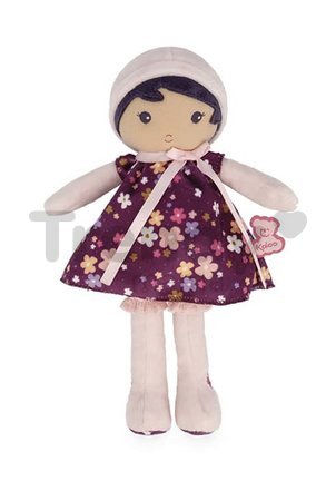 Bábika pre bábätká Violette Doll Tendresse Kaloo 25 cm vo fialových šatách z jemného textilu od 0 mes